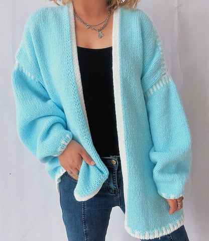 Knitted Preppy Chic Cardigan