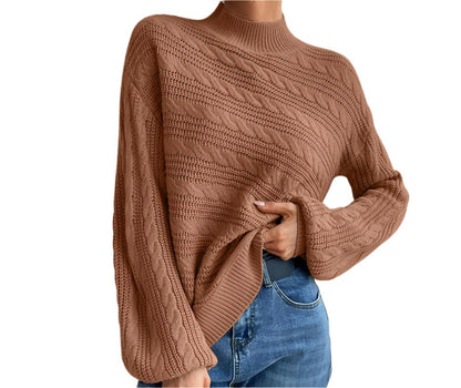 Loose Twist Pullover Sweater