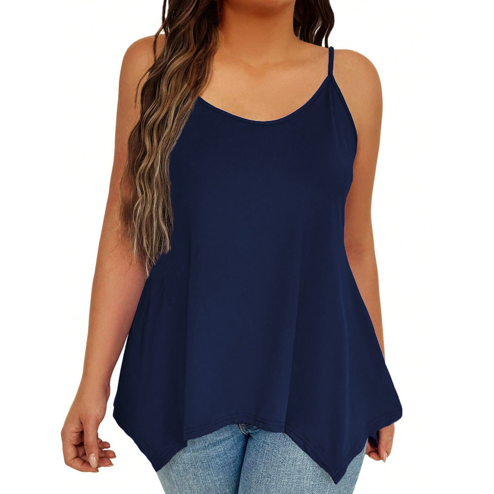 Plus Size Casual Strap Top