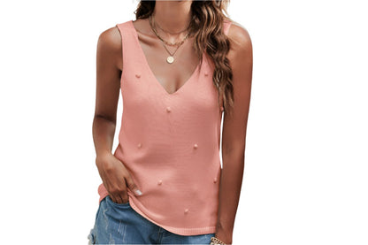 Sleeveless Knitwear Top