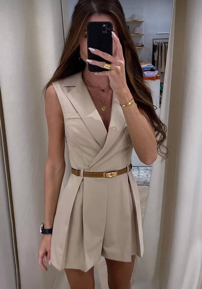 Office Suit Romper