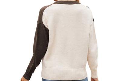 Oblique Striped Sweater