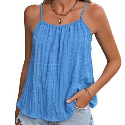 Solid Color Backless Top