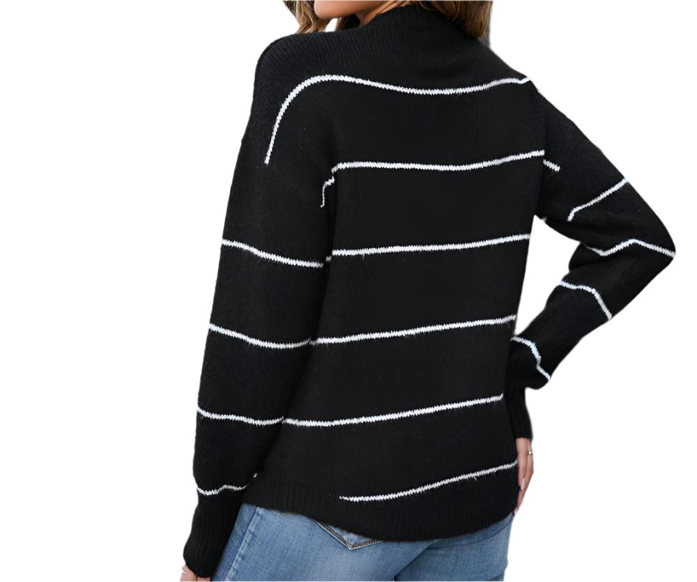 Striped Knitwear Pullover Sweater