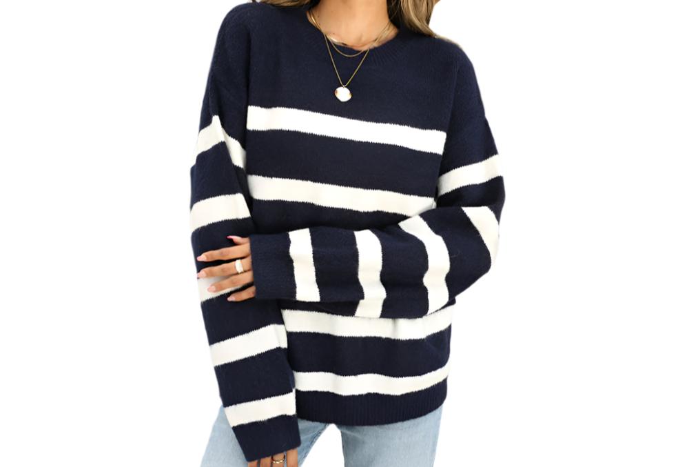 Striped Pullover Sweater