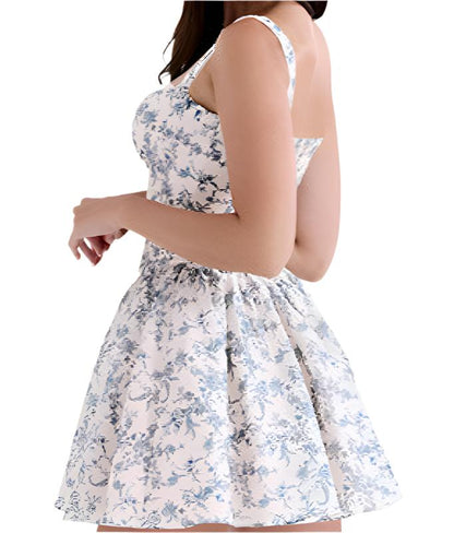 Floral Vintage A-Line Dress