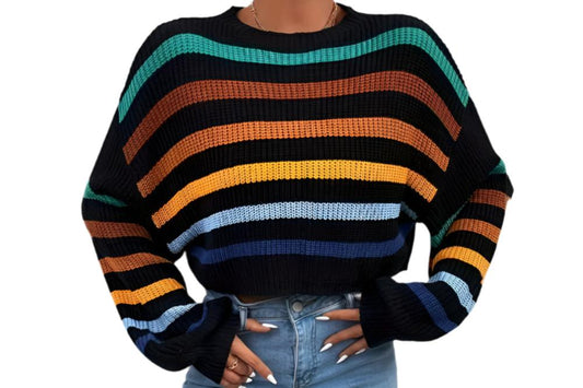 Striped Loose Sweater