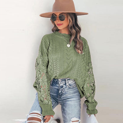 Floral Long Sleeved Sweater