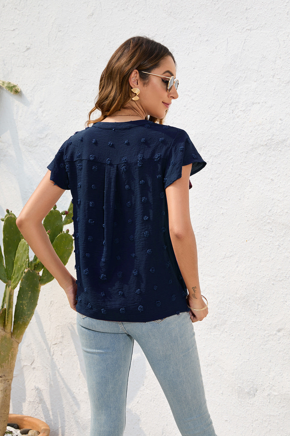 Casual Short Sleeve Top