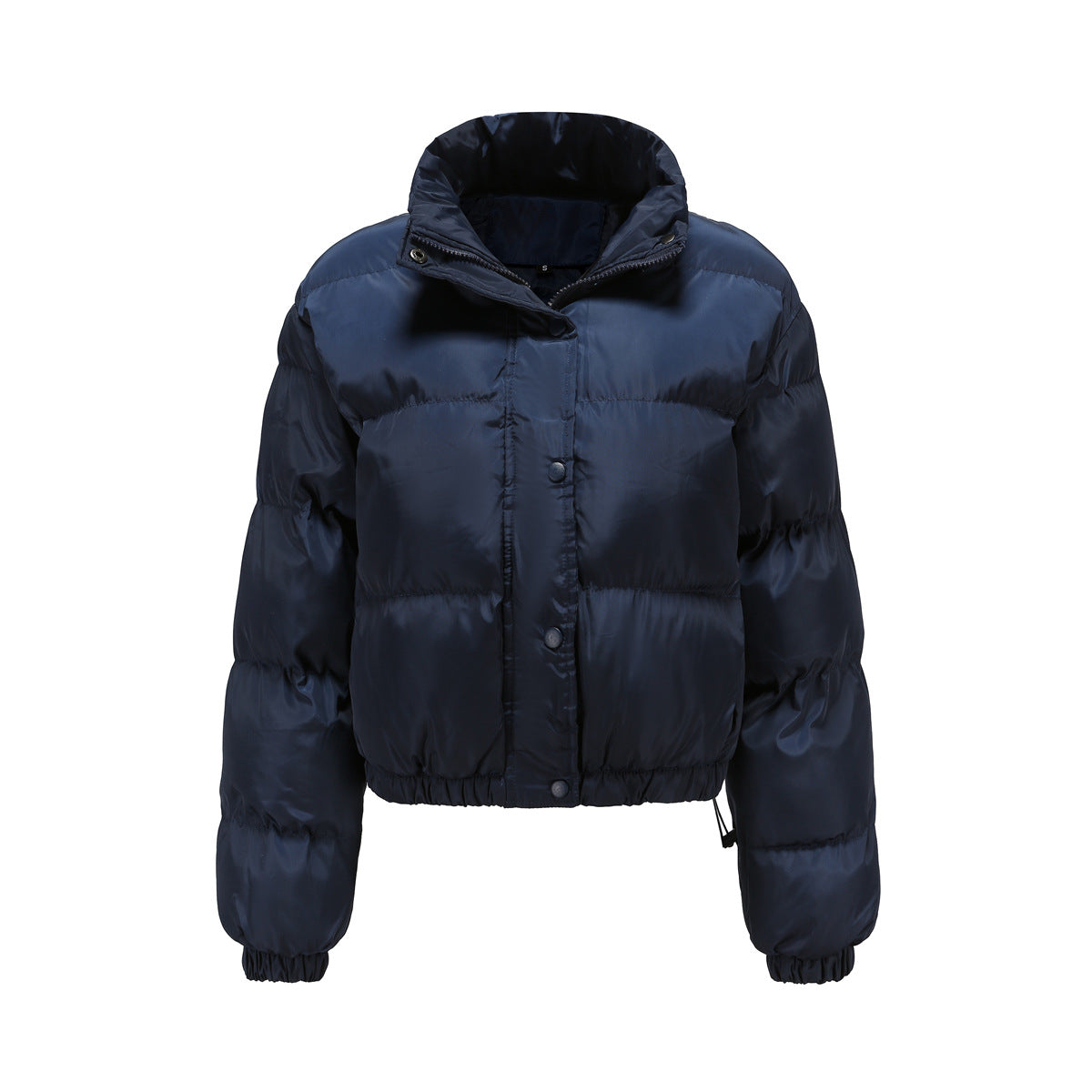 Cotton Long Sleeve High Collar Cotton-Padded Coat Jacket