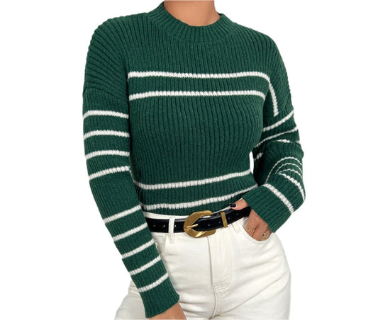 Classic Striped Knitted Sweater