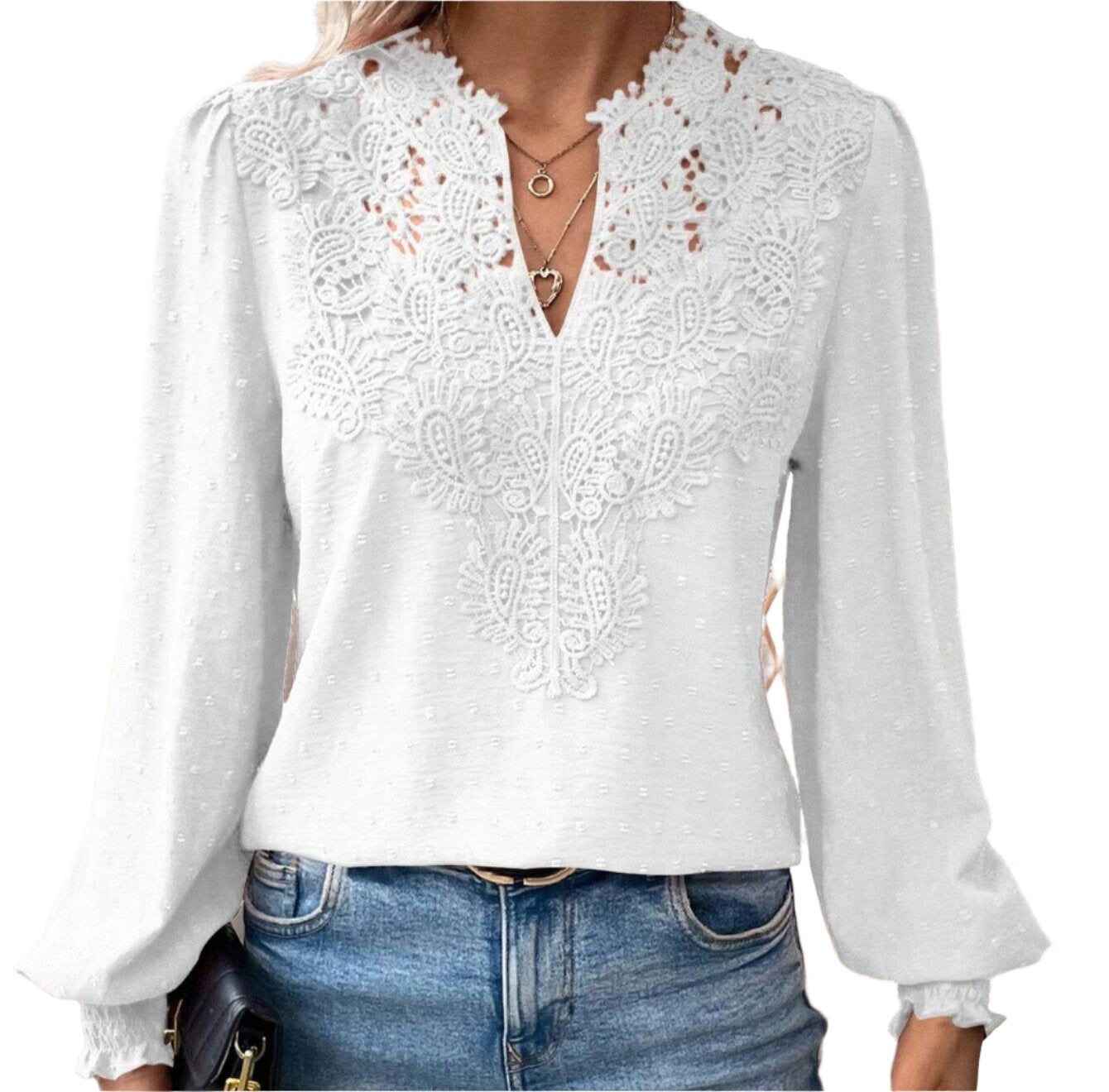 Lace Long Sleeve Top