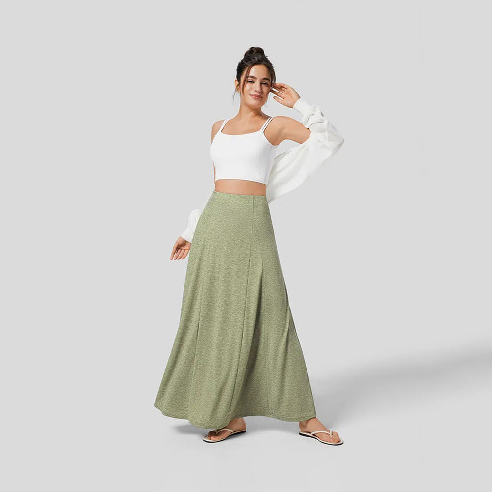 Casual Swing Knitted Draping Loose Skirt