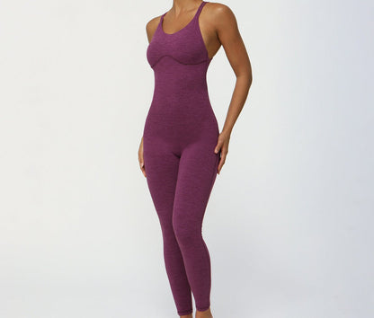 Shaping Hip Lifting Quick Drying Breathable Fitness Jumpsuit