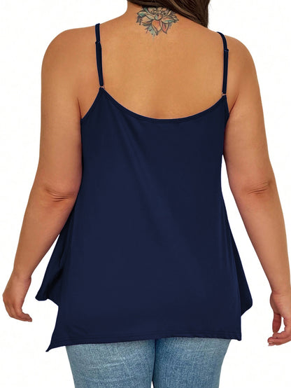 Plus Size Casual Strap Top