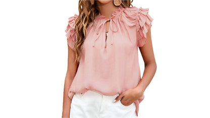 Ruffle Sleeve Top