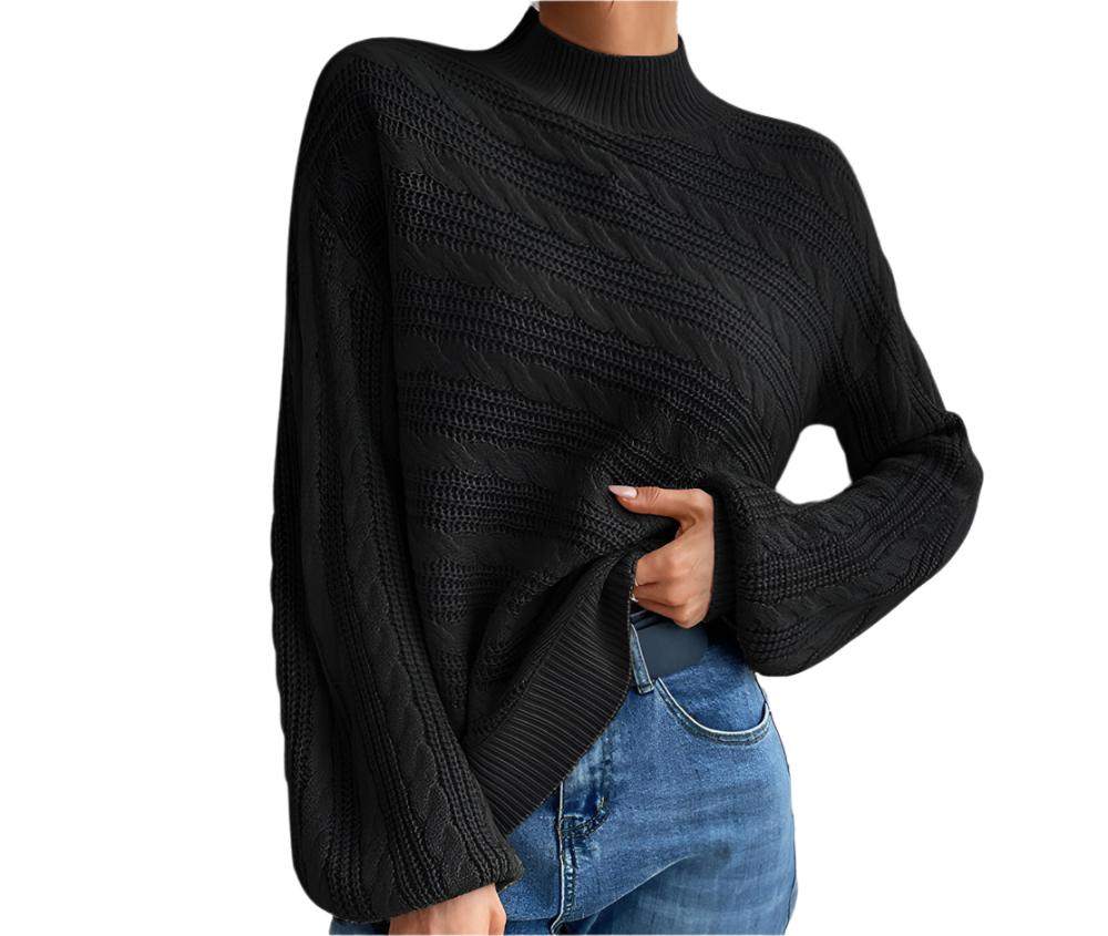 Loose Twist Pullover Sweater