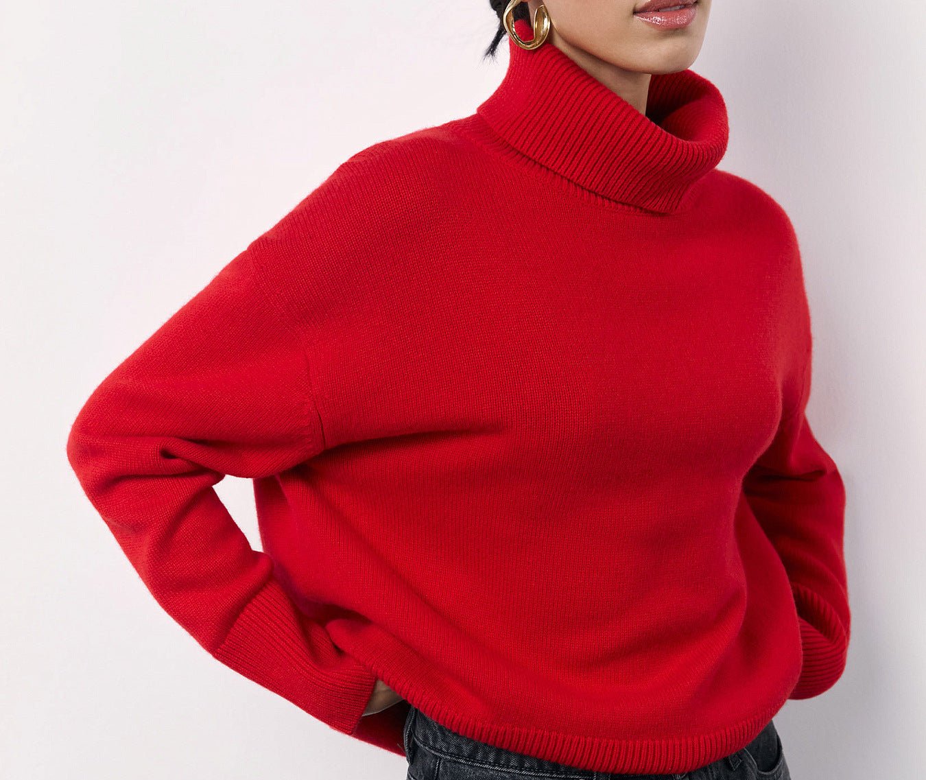 Popular Loose Turtleneck Sweater