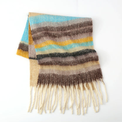 Color Striped Scarf