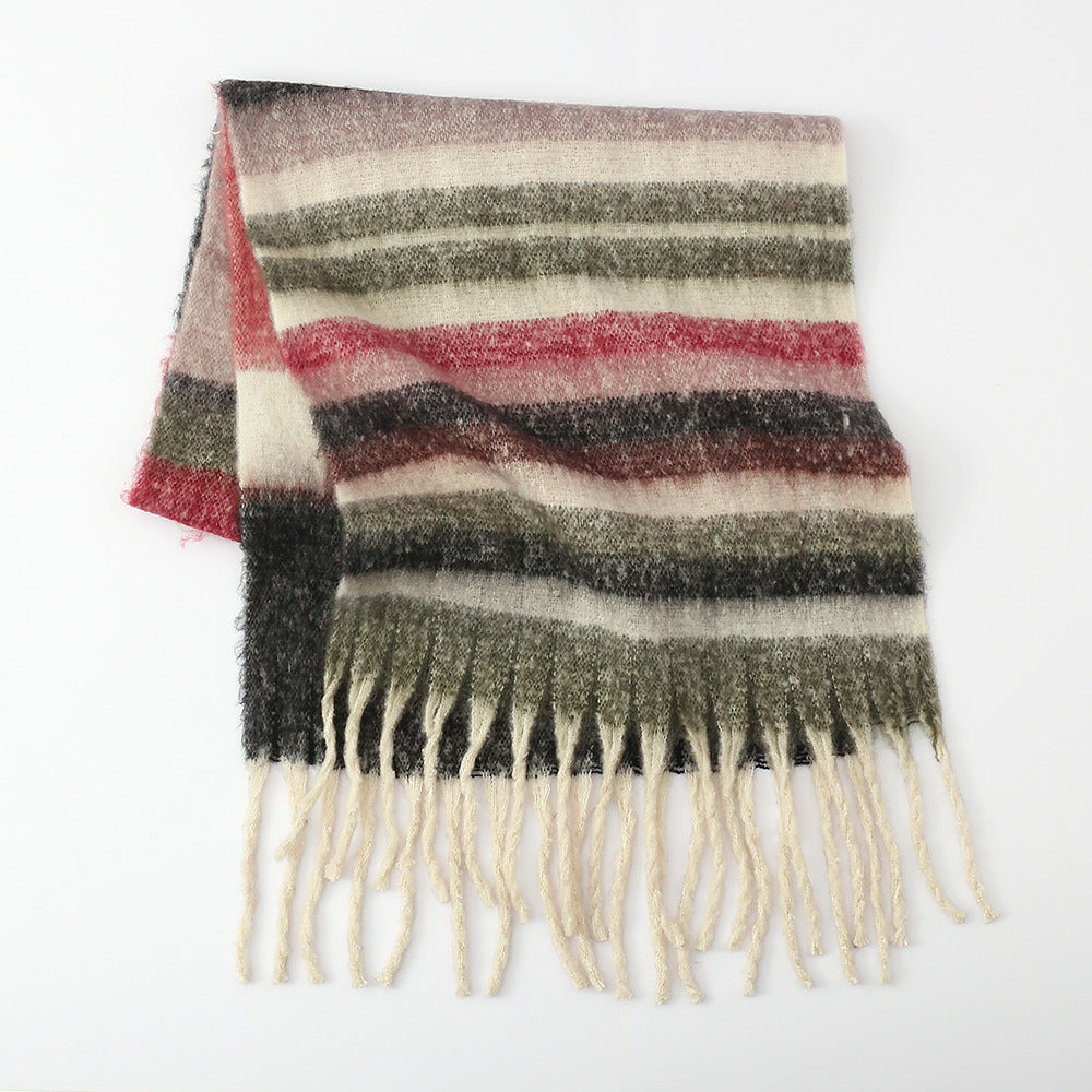 Color Striped Scarf