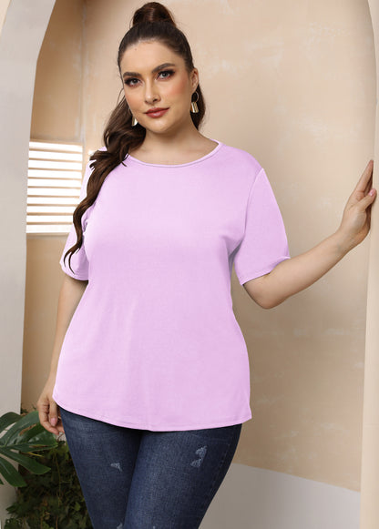 Plus Size Sexy Backless Butterfly Hollow Cutout Casual Top