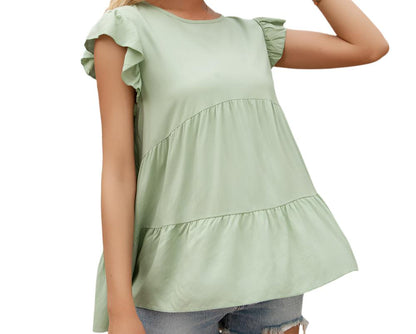 Loose Short Sleeve Top