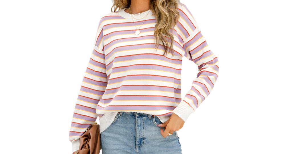 Stripe Pullover Sweater