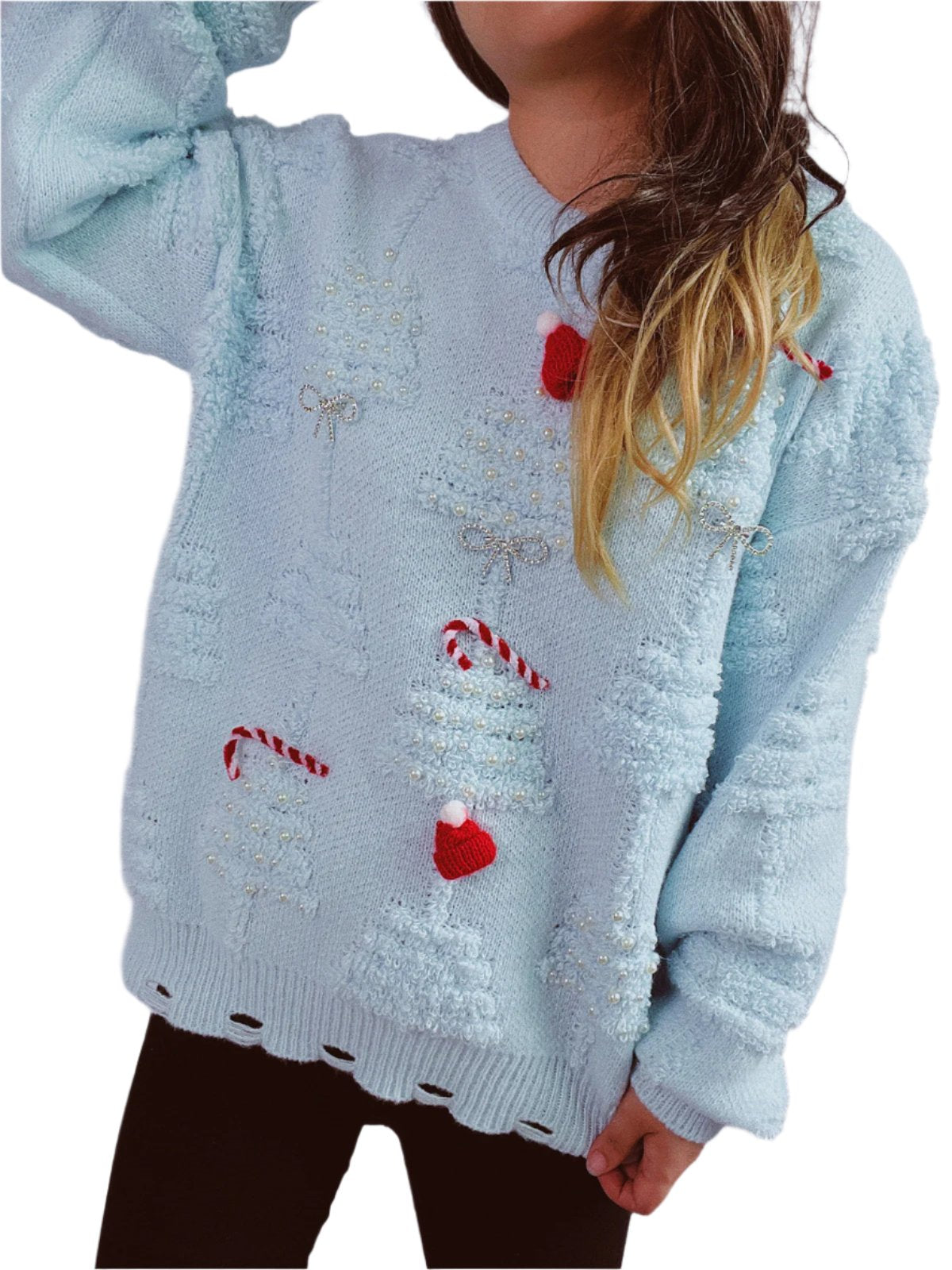 Christmas Decoration Flocking Sweater