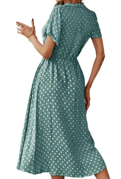 Self Developed Designed Polka Dot Dress