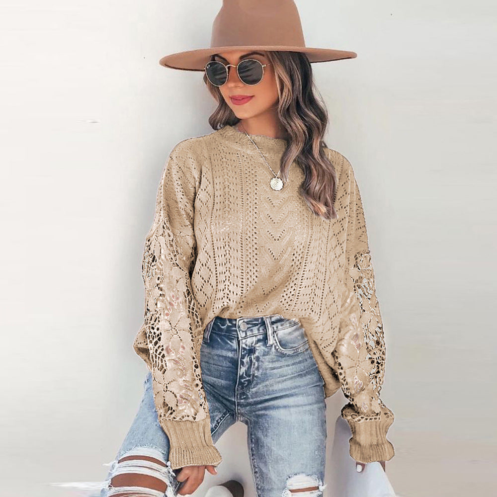 Floral Long Sleeved Sweater