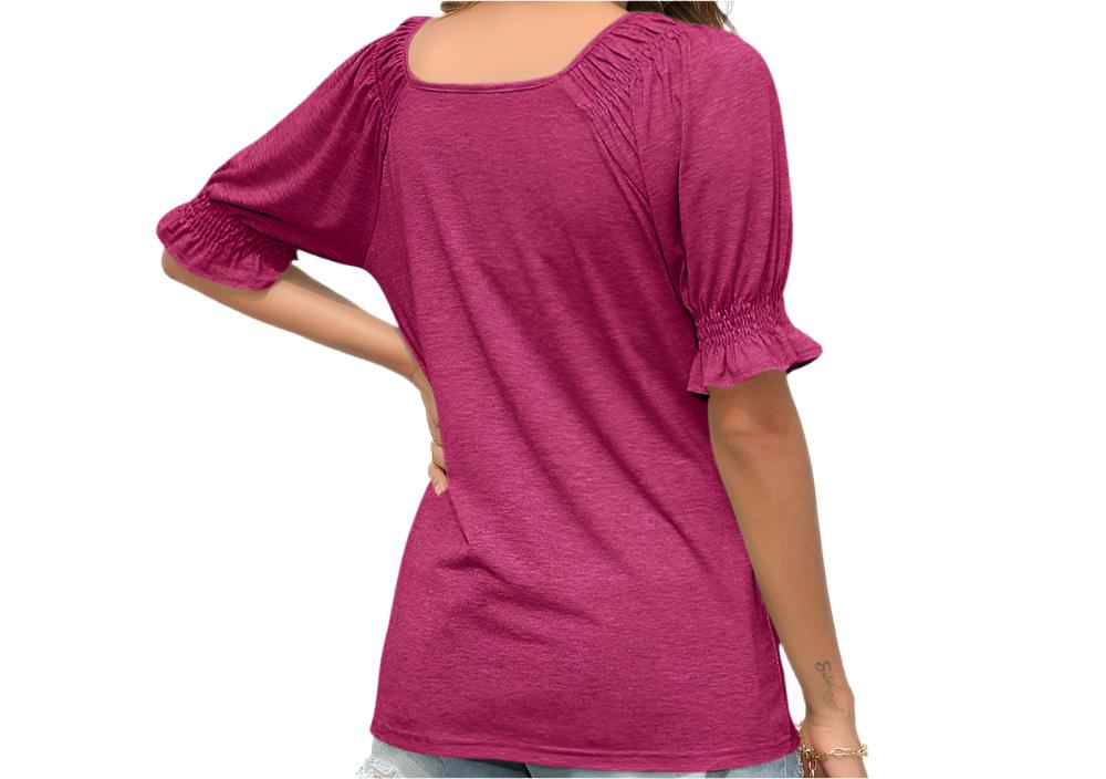 Casual Loose Short Sleeve Top