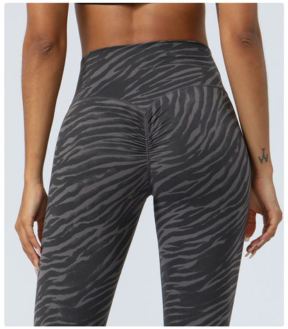 Hip Lifting Print Yoga Pants