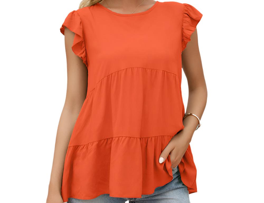 Loose Short Sleeve Top