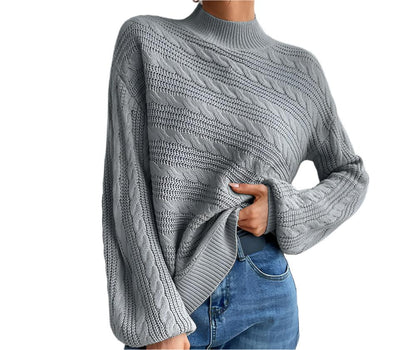 Loose Twist Pullover Sweater