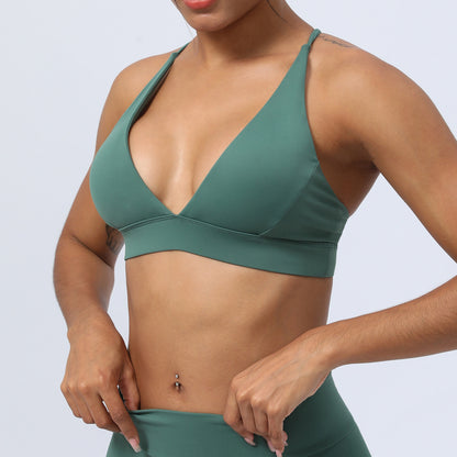 Yoga Cross Back Underwired Sports Bra