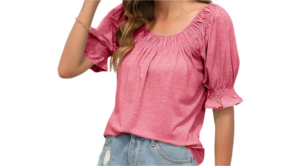 Casual Loose Short Sleeve Top