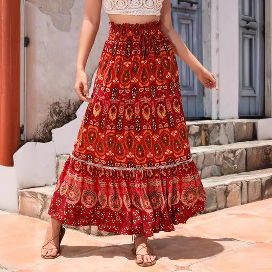 Bohemian Exotic Rayon Skirt