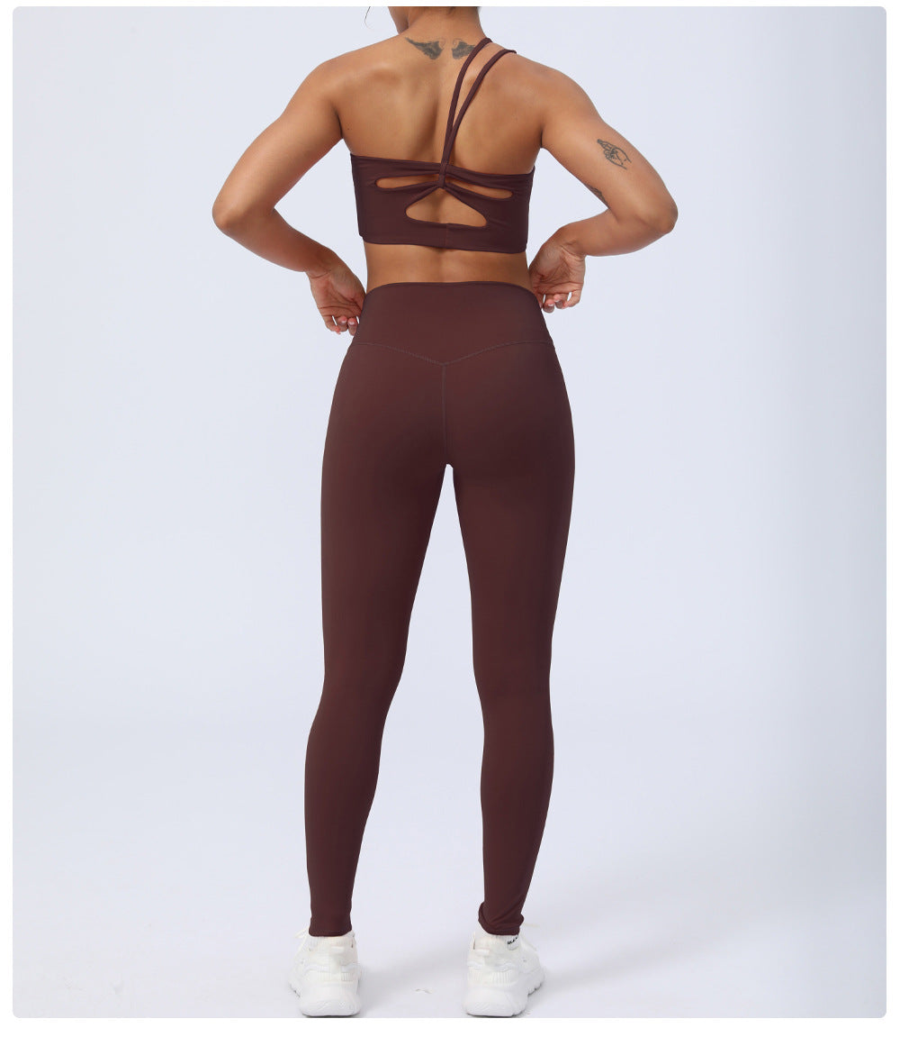 Yoga Backless Fitness Running Sports Suit