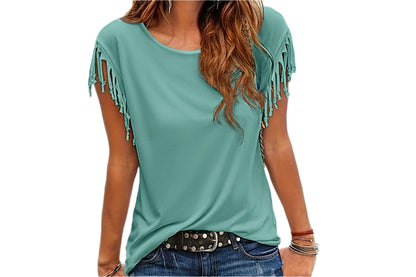 Fringe Sleeve Top