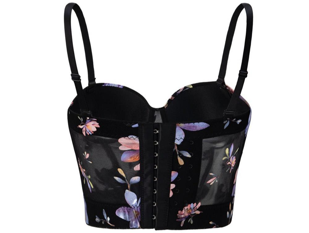 Floral Boning Corset