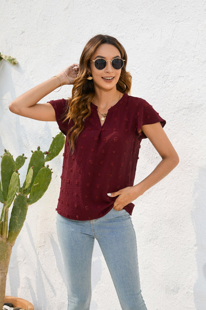 Casual Short Sleeve Top