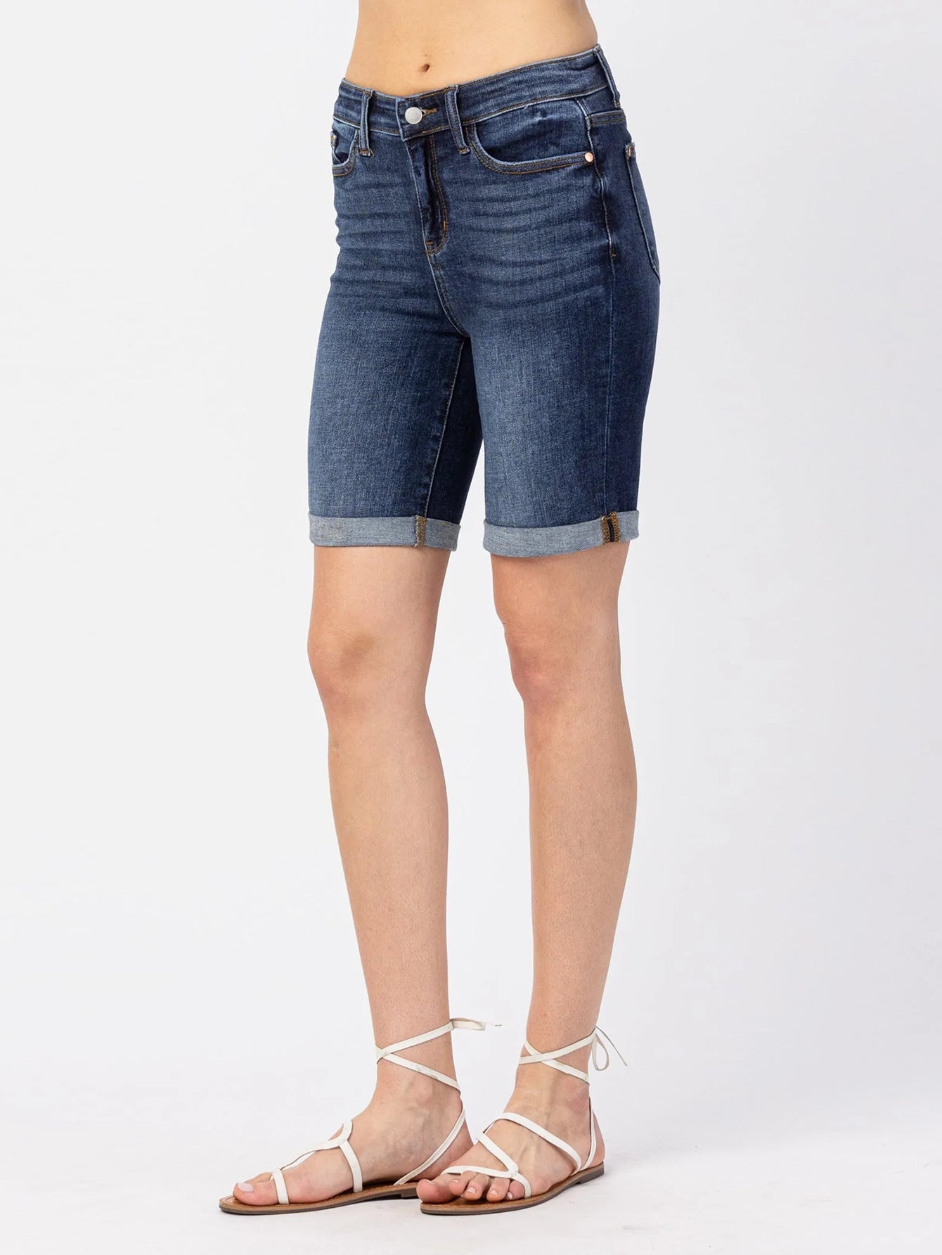 Summer Casual Slim Fit Curling Women Jeans Shorts