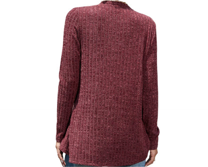 Niche Split Sweater Top