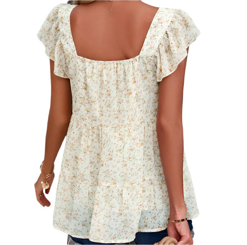 Wild Berries Elegant Floral Top