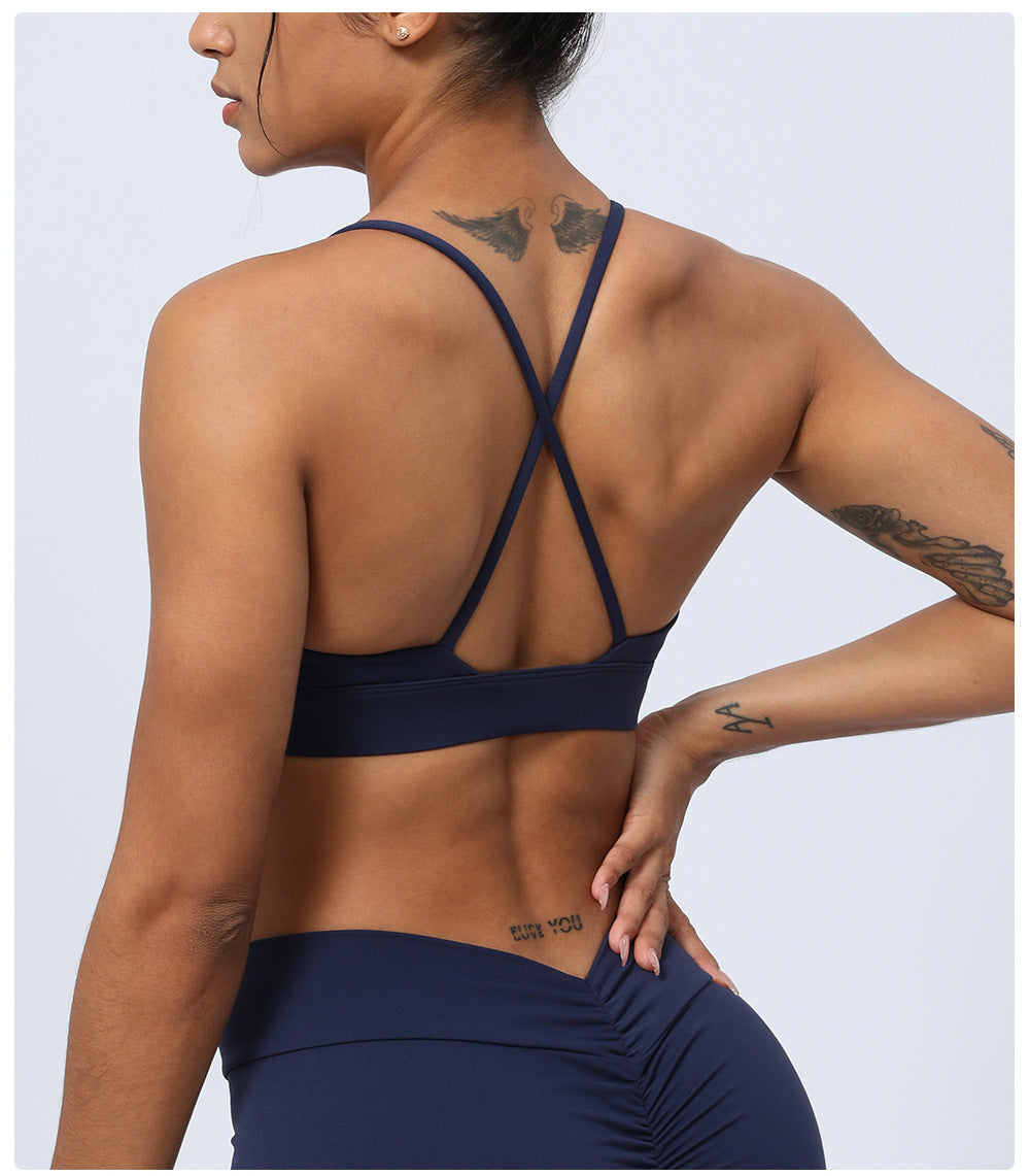 Yoga Cross Back Underwired Sports Bra