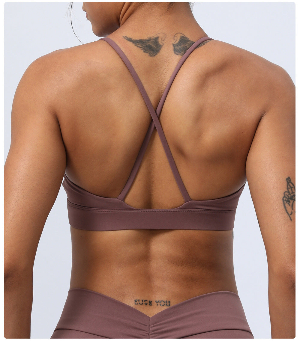 Yoga Cross Back Underwired Sports Bra