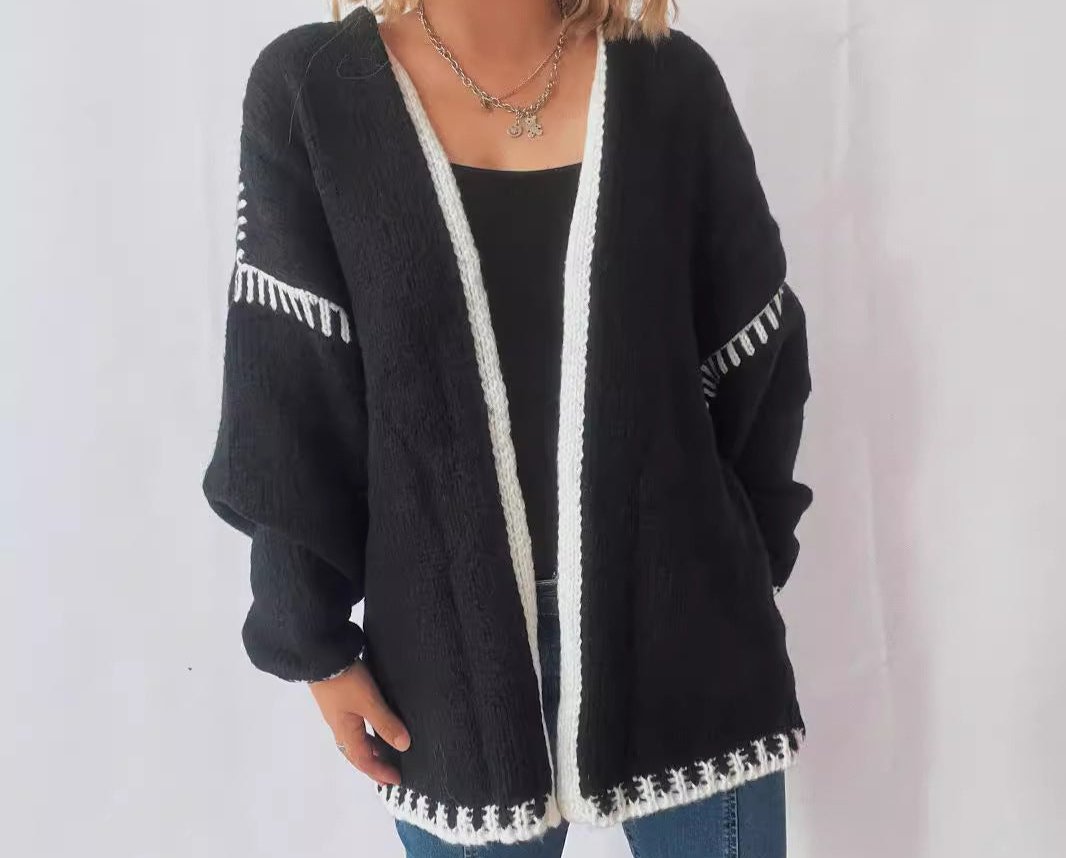 Knitted Preppy Chic Cardigan