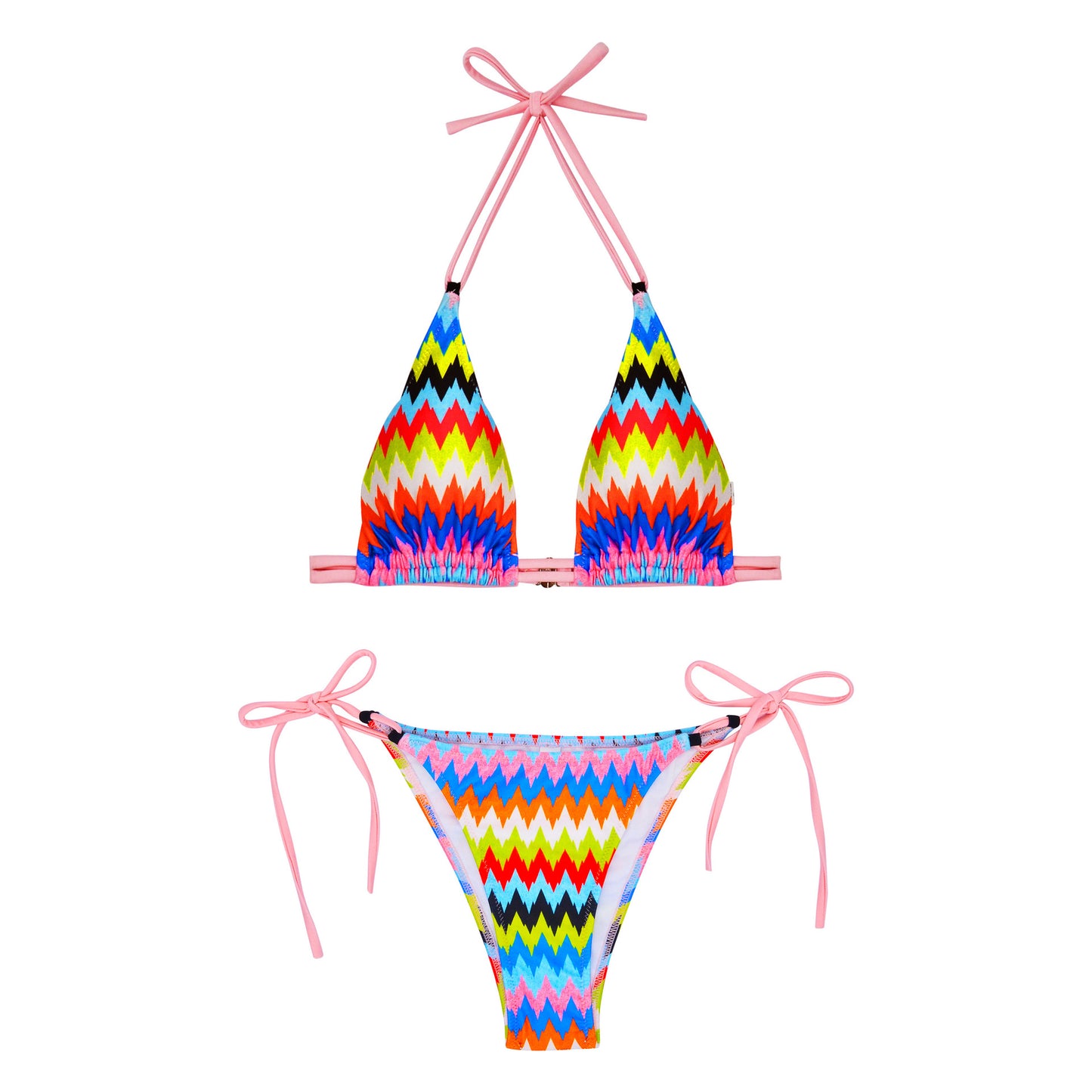 Wave Print Beach Bikini