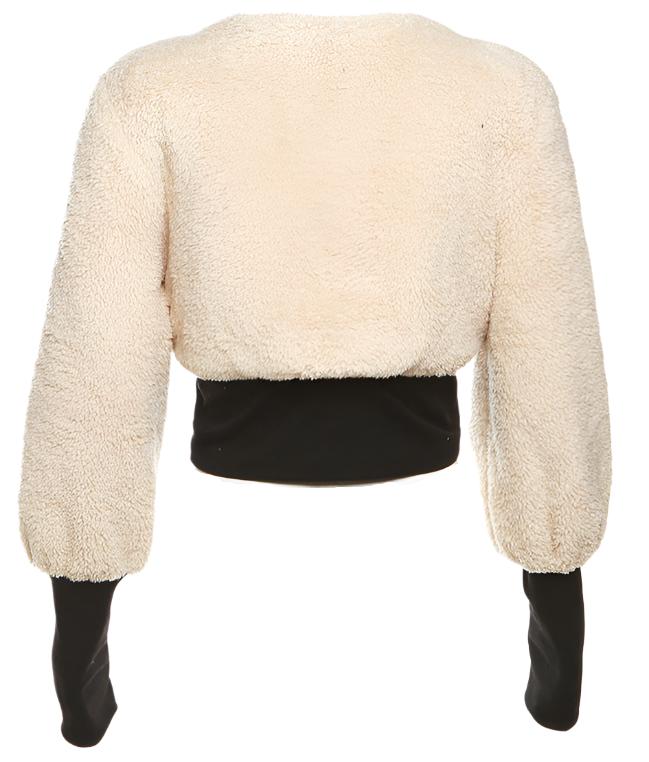 Lamb Wool Slim Jacket Coat