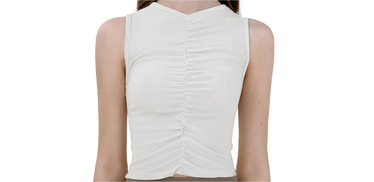 Vest Pleated Design Pilates Yoga Sports Top